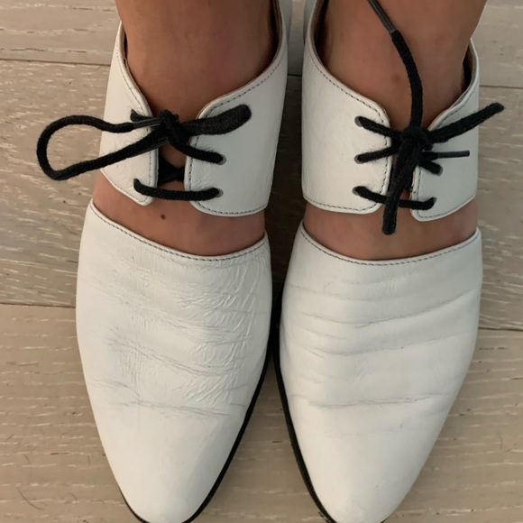 Modern Vice white cut out brogues - Picture 3 of 9